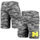 Men's Concepts Sport Charcoal/Gray Michigan Wolverines Camo Backup Terry Jam Lounge Shorts