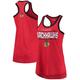 Women's G-III Sports by Carl Banks Red Chicago Blackhawks Showdown Slub Racerback Tank Top