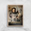 Lord Of The Rings: The Return Of The King Giclee Art Print - A4 - Wooden Frame