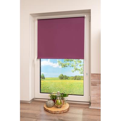 Seitenzugrollo K-HOME "Thermo Klemmfix-Rollo" Gr. 23, lila (beere), B:60cm H:200cm, Polyester, Rollos, 1 Stück Image