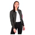 Alpha Industries MA-1 TT Wmn Bomberjacke für Damen Rep.Grey