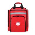 Professional First Aid Backpack Empty Medical First Aid Bag,Tactical Medical Bag with Reflective,Large Capacity First Aid Medical Backpack for Camping Hiking Daycare Outdoors (Red)
