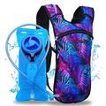 Sojourner Hydration Pack, Hydration Backpack - Water Backpack with 2l Hydration Bladder, Festival Essential - Rave Hydration Pack Hydropack Hydro for Hiking, Festival Gear (Tropical Heat)