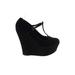 Call It Spring Wedges: Black Shoes - Women's Size 7