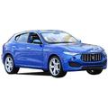 Car model 1�?4 Compatible with Three Open Door Car Model Metal Car Model Simulation Alloy Car Model Decoration Collection boy/girl gift (Color : Blue, Size : 21CM*8CM*7CM)