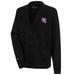 Men's Antigua Black Minnesota Vikings Victory Button-Up Cardigan