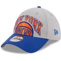 Men's New Era Gray/Blue York Knicks Tip-Off Two-Tone 39THIRTY Flex Hat