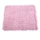 Knitted Chunky, 4 Colors Plush Sofa Blanket Warm Soft Super Big Bulky Handmade Super Soft Cozy Home Décor Cable Knit Blanket Throw For Couch Bed Sofa For Couch Bed Sofa Chair 23.6-(100x120-PINK)