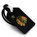 Chicago Blackhawks Personalized Leather Luggage Tag