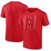 Men's Fanatics Branded Red Houston Rockets Michelob Ultra Full Court T-Shirt