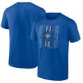 Men's Fanatics Branded Blue New York Knicks Michelob Ultra Full Court T-Shirt