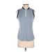 Adidas Active Tank Top: Blue Activewear - Women's Size Small