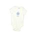 Baby Gap Outlet Short Sleeve Onesie: White Bottoms - Size 6-12 Month