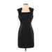 Calvin Klein Casual Dress - Party Square Sleeveless: Black Print Dresses - Women's Size 4