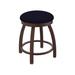 Holland Bar Stool 802 Misha Swivel Vanity Stool Upholstered in Gray/Brown | Wayfair 80218BZ002