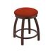 Holland Bar Stool 802 Misha Swivel Vanity Stool Upholstered in Red/Brown | Wayfair 80218BZ021