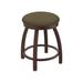 Holland Bar Stool 802 Misha Swivel Vanity Stool Upholstered in Brown | Wayfair 80218BZ017