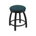 Holland Bar Stool 802 Misha Swivel Vanity Stool Upholstered in Green/Gray/Blue | Wayfair 80218BW022