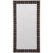 Vanguard Furniture Corinthian Wall Mirror Leather | 93.5 H x 48.5 W x 2.5 D in | Wayfair 9404-MI_154373_Wrenn