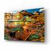 Loon Peak® Red Barrel Studio® 'Mountain Cabin Watercolor' By Chris Dobrowolski, Acrylic Glass Wall Art, 16"X12" Plastic/Acrylic | Wayfair