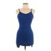 Sally Miller Cocktail Dress: Blue Dresses - Women's Size Large