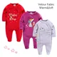 New Winter Baby Rompers Velvet Warm Clothes Boys Pajamas Velour Girls Roupas Kids Menino Overalls