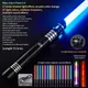 REikirc Gravity Sensing Lightsaber 7/15-color Metal Laser Sword Rechargeable Toy Party Glow Swords