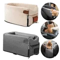 Car Central Dog Car Seat Bed Portable Dog Carrier for Small Dogs and Cats Safety Travel Bag