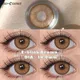 Bio-essence 2Pcs Colored Contact Lenses Brown Colored Lenses Cosplay GreenColor Contact Lens