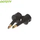 OOTDTY 2 Pcs Toslink Female To 3.5mm Male Mini Audio Plug Digital Optical Adapter Converter