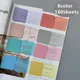 160 Sheets Transparent Sticky Notes Tab Self-Adhesive Kawaii Clear Bookmarkers Annotation Books Page