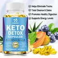 Diet Fast Slimming Pills 100% Organic Keto Detox Capsules Flat Belly Deep Clean & Detox Provide