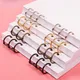 2 PCS 3-Hole Metal Clip Book Rings Loose-leaf Binder for A5 A6 A7 Paper Storage Tool Scrapbooking