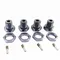4 Pieces RC Car Upgrade Metal Wheel Hex Hub 17mm Tire Adapter Nut 5mm For 1/10 Scale Models Hobby