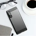 For LG Velvet 5G Case Rubber Bumper Silicon Carbon Fiber Cover For LG Velvet 5G Phone Case For LG