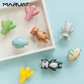 Cartoon Animals Kid's Ceramic Drawer Furniture Knobs Children Cute Cabinet Pulls Dresser Knob