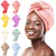 Microfiber Hair Towel Premium Anti Frizz Hair Drying Wrap for Women & Men Dry Hair Hat Super