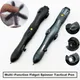 Multi-function Spinner Self Defense Tactical Pen Flashlight Emergency Glass Breaker Outdoor Survival