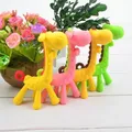 Food Grade Baby Molar Teether Silicone Giraffe Teethers Cartoon Teething for Babies Relief Gums Pain