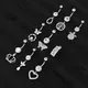 14G Animal Heart Dangle Belly Button Rings Surgical Steel Curved Navel Barbell Body Jewelry Piercing