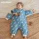 Sleeping Bag For Children 1-4 Years Neck Protection Warm Windproof 3 Zippers Design Removable