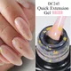 Mtssii 7ML Glitter Foil Quick Extension Gel Nail Polsh Pink Nude Gold Glitter Shaping Finger