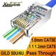 xintylink rj45 cat6 connector cat5e cat5 SFTP FTP STP ethernet cable plug rg rj 45 network cat 6