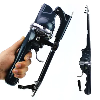 1Set Portable Folding Fishing Rod Telescopic Stainless Steel Fly Fishing Poles with Reel Line Travel