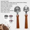 Double Spout 51mm Coffee Portafilter With 1 2 Cups Basket for Homix Hibrew h11 Oster Cecotec Phico