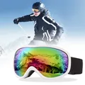 Ski Goggles Double Layers UV400 Anti-fog Big Ski Mask Glasses Skiing Snow Men Women Snowboard