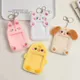 INS Soft Plush Photocard Holder Cartoon Dog/Cat/Duck/Rabbit Photo Bus Card Protective Cover Case Bag