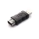 Firewire IEEE 1394 6 Pin Female To USB 2.0 Type A Male Adaptor Adapter Cameras Mobile Phones MP3