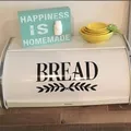 Bread Box Storage Canister Label Decal Sticker Kitchen Resturant Shop Farmhouse Style Pantry Decor