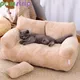Luxury Cat Bed Super Soft Warm Pet Sofa for Small Dogs Cats Detachable Washable Non-slip Kitten